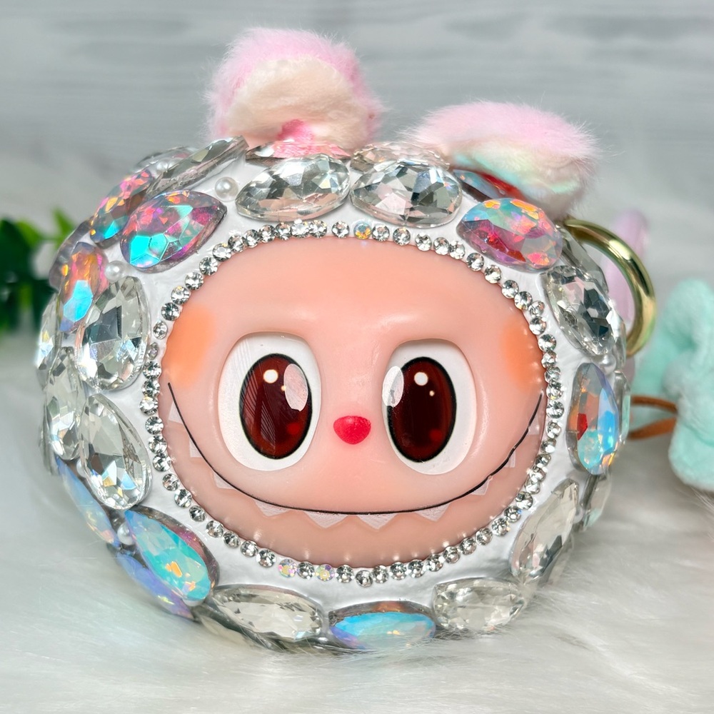 Sparkling Crystal‎ & Plush Labubu Keychain/Bag Charm